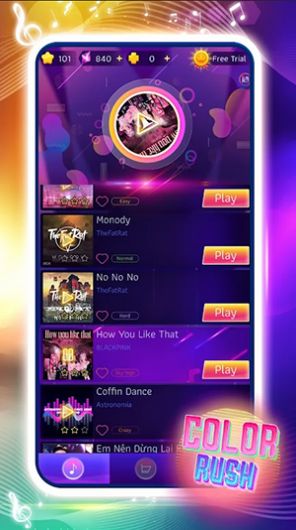 色彩冲刺粉碎节奏 色彩冲刺粉碎节奏