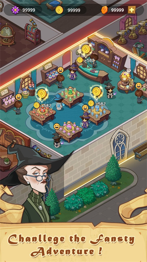 放置魔法学院无限金币无限钻石