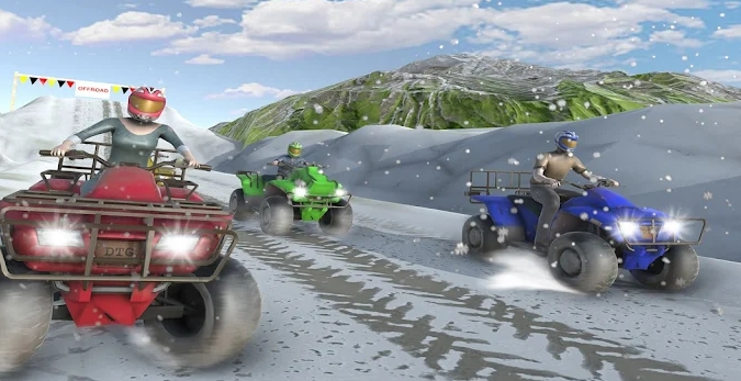 山地四轮摩托车 山地四轮摩托车