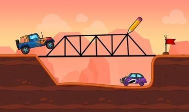 桥梁绘制师是一款有趣的休闲模拟建筑闯关游戏，在游戏中以其简洁的界面和易于操作的方式而广受好评。操作简单直观，玩家可以通过触摸屏幕来绘制桥梁的形状和结构。玩家可以根据自己的创意和建筑知识，设计各种不同类型的桥梁，多个关卡供玩家挑战，玩家需要在规定的条件下设计和建造桥梁， 增加了游戏的趣味性和可玩性。  桥梁绘制师游戏优势 1. 游戏以其简洁的界面和易于操作的方式而广受好评。操作简单直观，玩家可以通过触摸屏幕来绘制桥梁的形状和结构。玩家可以根据自己的创意和建筑知识，设计各种不同类型的桥梁。  2. 设有多个关卡供玩家挑战。每个关卡都设有特定的任务和要求，玩家需要在规定的条件下设计和建造桥梁，使之能够承受各种重量和压力。关卡的难度逐渐增加，玩家需要不断学习和改进设计，以完成挑战。  3. 桥梁设计非常灵活，玩家可以根据自己的喜好和需求，选择不同的桥梁形状和结构。玩家可以使用各种材料和构建要素，如桥墩、梁柱和索链等，创造出独特的桥梁设计。  桥梁绘制师游戏特色 1. 玩家将扮演一名桥梁绘制师，负责设计和建造各种类型的桥梁。玩家可以选择不同的关卡挑战，每个关卡都有不同的任务和要求。  2. 在设计桥梁时，玩家可以通过触摸屏幕来绘制桥梁的形状和结构。玩家需要考虑桥梁的承重能力和稳定性，选择适合的桥墩、梁柱和索链等构建要素。  3. 还设有测试功能，玩家可以测试设计的桥梁在不同条件下的承重情况。玩家可以根据测试结果来改进和调整桥梁设计，以达到要求的标准。  桥梁绘制师游戏亮点 1. 游戏提供了简洁的界面和易于操作的方式，方便玩家进行桥梁设计和建造。  2. 桥梁设计非常灵活，玩家可以根据自己的创意和需求，设计独特的桥梁形状和结构。  3. 游戏设有多个关卡和任务，玩家可以挑战不同的难度和条件，体验建筑设计的乐趣和挑战。  桥梁绘制师游戏玩法 1. 在设计桥梁时，玩家需要注意桥梁的承重能力和稳定性。合理选择桥墩、梁柱和索链等构建要素，以保证桥梁的安全和稳固。  2. 在挑战关卡时，玩家需要仔细阅读任务要求，根据要求进行桥梁设计。注意考虑关卡的限制条件和要求，如限制材料和预算等。合理规划和分配资源，以完成任务。  3. 在测试设计的桥梁时，玩家可以通过观察承重情况和测试结果，来改进和调整设计。学习和吸取经验，提升自己的桥梁设计能力。  桥梁绘制师游戏说明 1、拥有引人入胜的音效和音乐，体验桥梁建造的愉悦感。  2、关卡设计多样，包含了各种地形和难度，风格独具特色。  3、挑战各种不同类型的任务和难题，让你不断提升桥梁设计的技能。  桥梁绘制师游戏闪光点 *首先它的背景是黑白色的动漫世界，里面的人物角色都刻画的非常细致。  *有超级多的关卡，这些关卡之间都是有一定联系的。  *在这里面绘画是没有要求的，但是需要玩家一笔构成。  *闯关时还会有各种轻快的音乐，这样可以让玩家得到一定的放松。  桥梁绘制师游戏测评 *这款游戏不分任何的年龄，所以感兴趣的玩家都可以来尝试。  *因为障碍可能会很长，所以玩家需要画的线也长一点。  *它是一款单机游戏，所以玩家直接就可以在手机里下载。  *每个小汽车都有不同的形态变化，玩家可以在后期中去解锁。