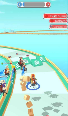 喷水赛跑 喷水赛跑