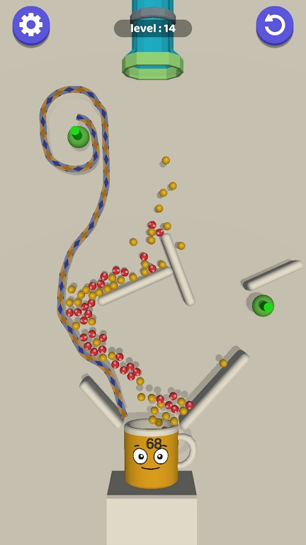 绳索上的球拼图 绳索上的球拼图