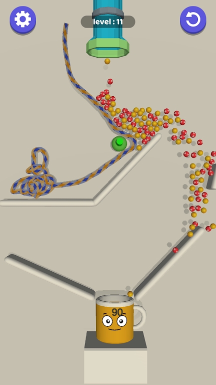 绳索上的球拼图 绳索上的球拼图
