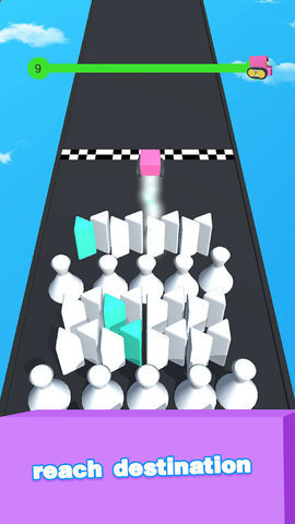 彩色小车冲撞 彩色小车冲撞