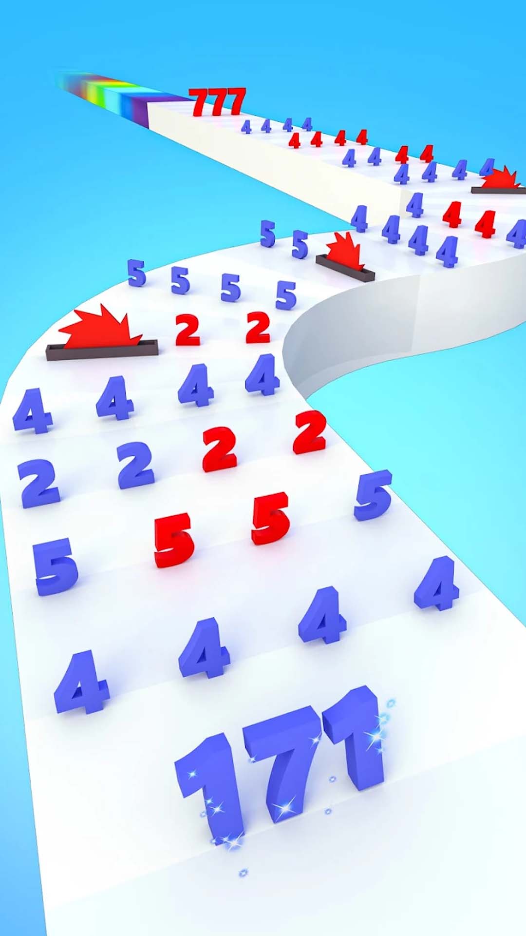 数字跳跳跳 数字跳跳跳