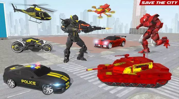 美国警用机器人汽车大战 美国警用机器人汽车大战