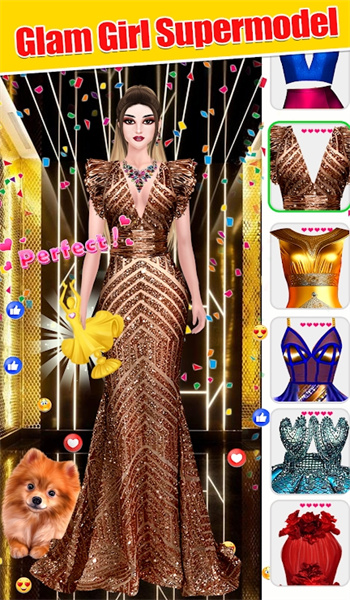 时装秀打扮女孩 时装秀打扮女孩