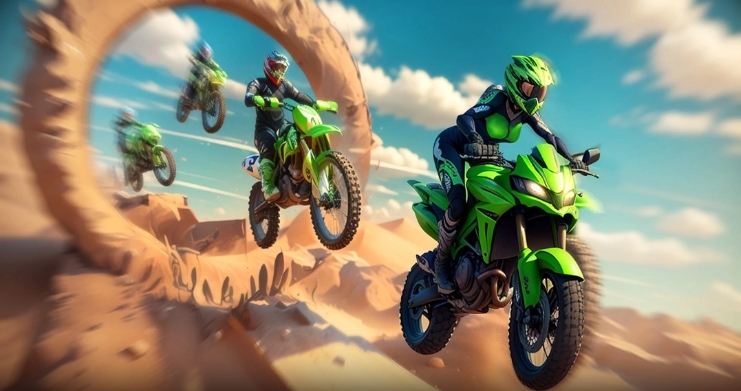 摩托越野赛车 摩托越野赛车