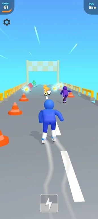 橡皮人娃娃天空溜冰者